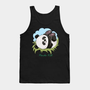 Panda kid Tank Top